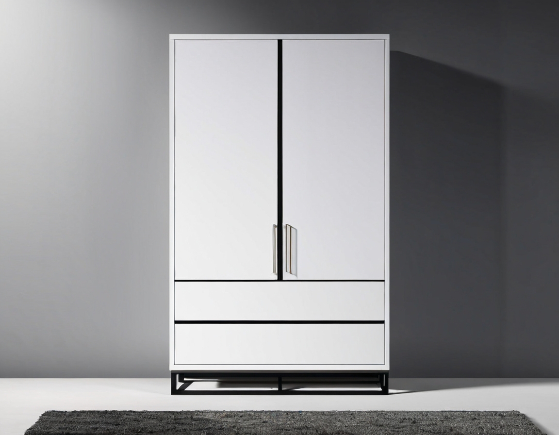 NICHE TALL CABINET WITH 2 DRAWERS