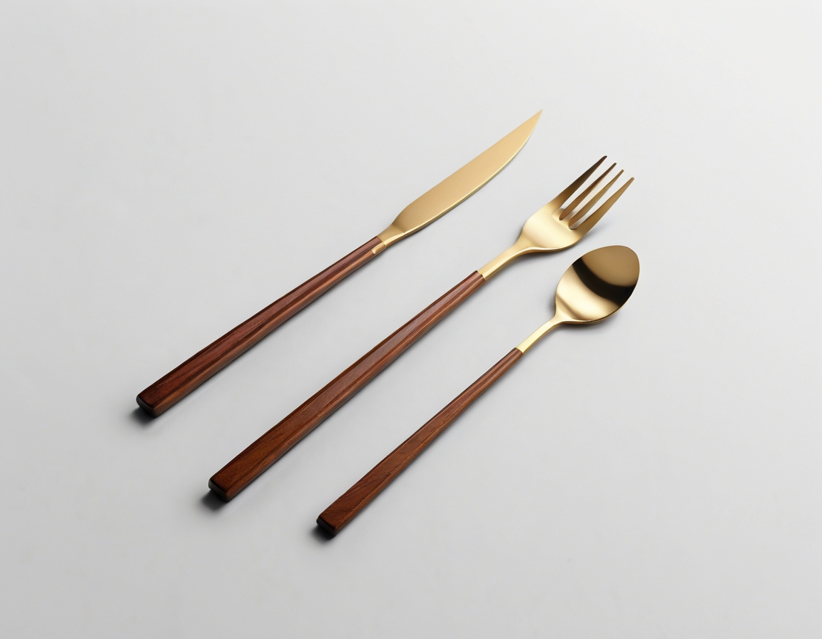 10 PIECE WOODEN FORK