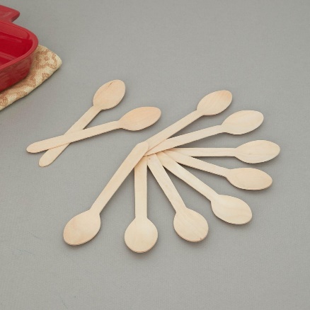 10 PIECE WOODEN SPOON